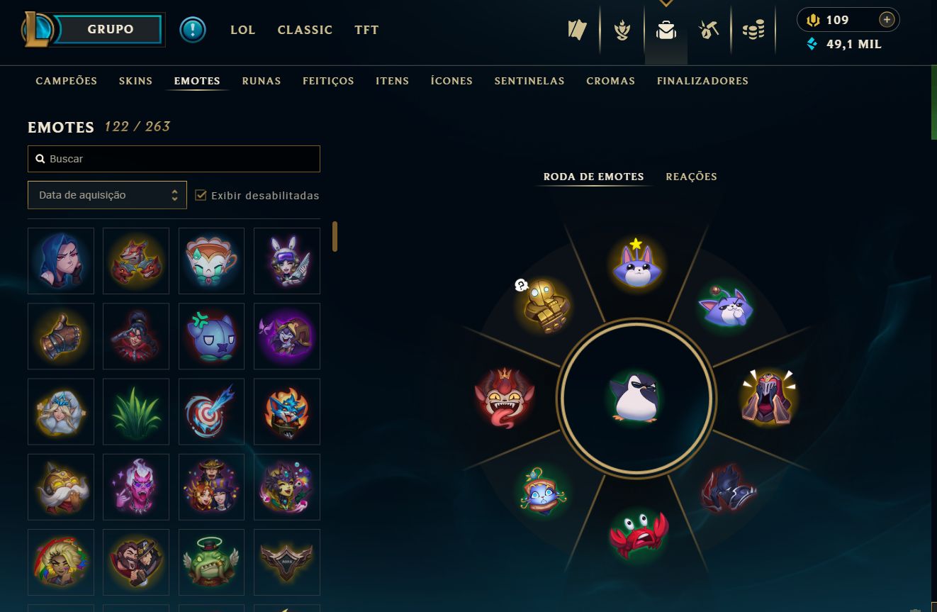 Conta LOL Mono Zed, Yasuo e Yone.