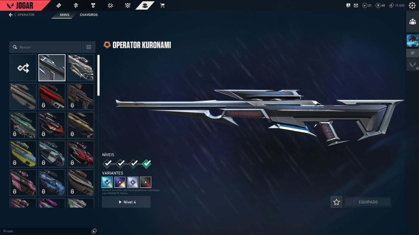 CONTA VALORANT | KURONAMI 2.0 + CHAMPIONS 2026 (EDIÇÃO LIMITADA) | 3+ MELEES | F