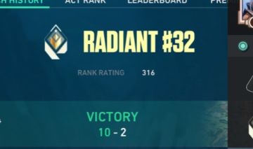 Valorant account, radiant and immortal, has kuronami knife and some other skins