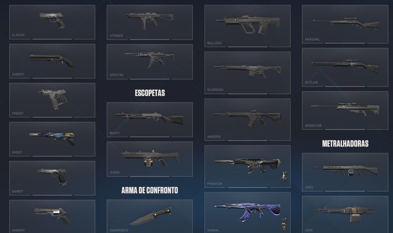 Conta smurf valorant mt barata com skins antigas