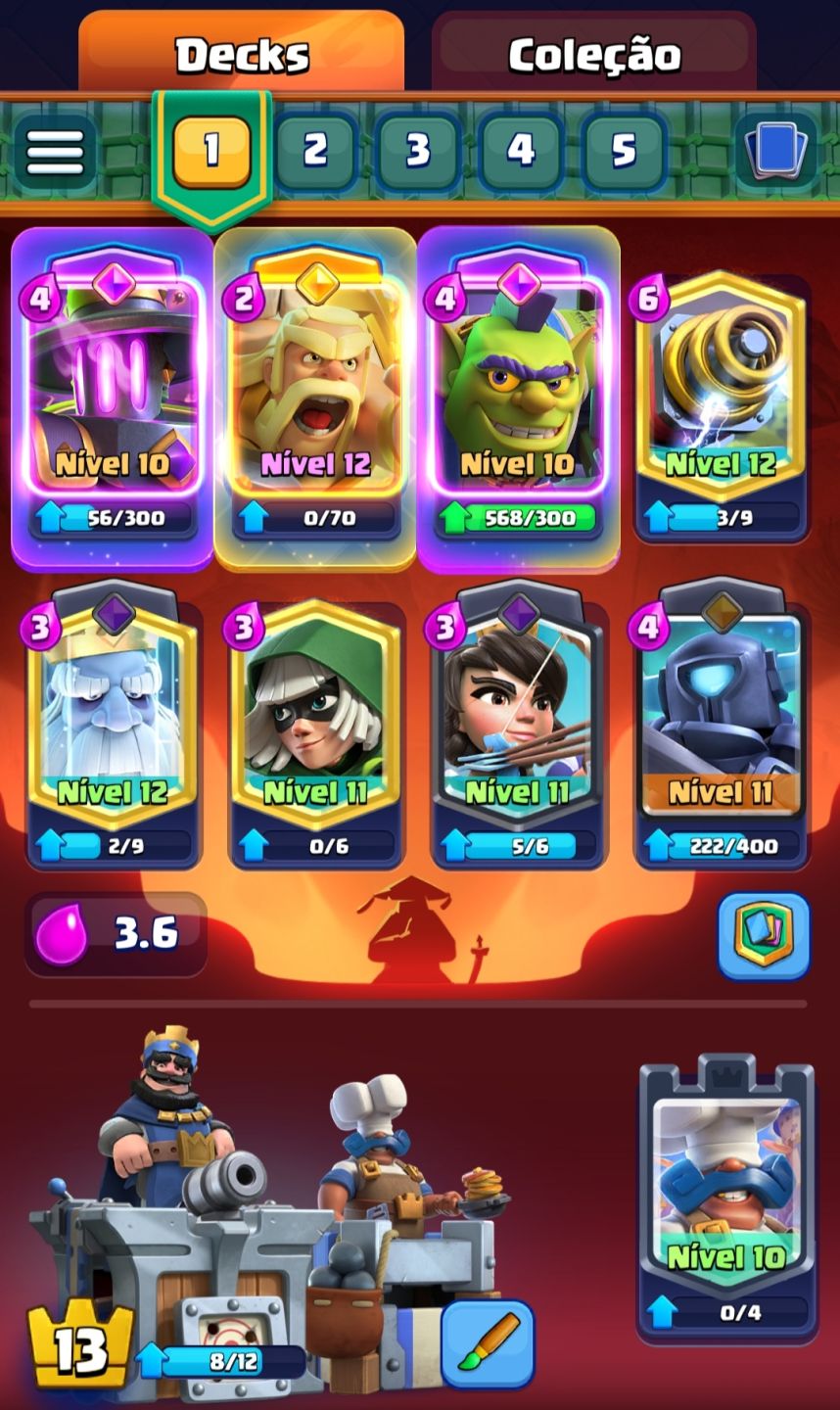 CONTA RARA CLASH ROYALE 9 ANOS!!!