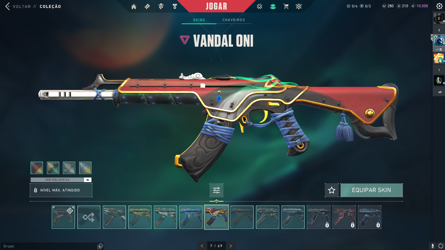 Conta Valorant criada na beta e com skins raras - Unico dono