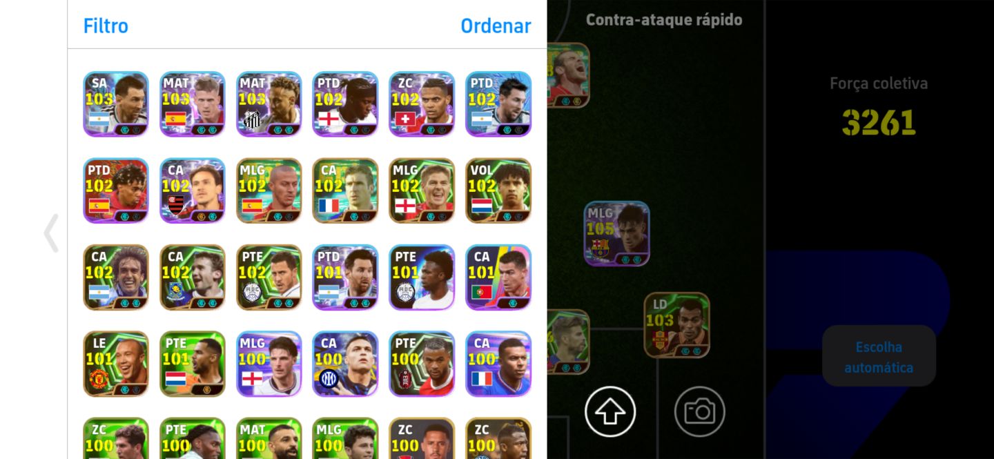 CONTA EFOOTBALL RARA E MUITO FORTE