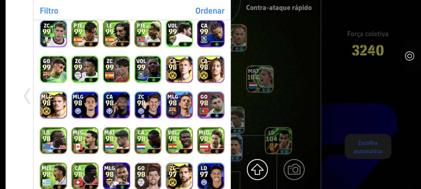 CONTA EFOOTBALL À VENDA 3240 DE FORÇA
