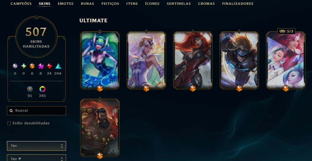 CONTA VALORANT +3K EM SKINS / CONTA LOL PLATINA +500SKINS / CONTA TFT DIAMANTE