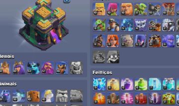 CONTA CV14 CLASH OF CLANS BEM UPADO