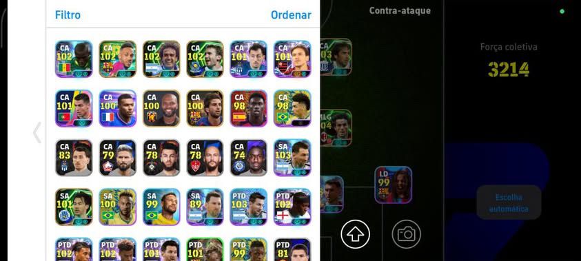 Conta de efootball, força 3214