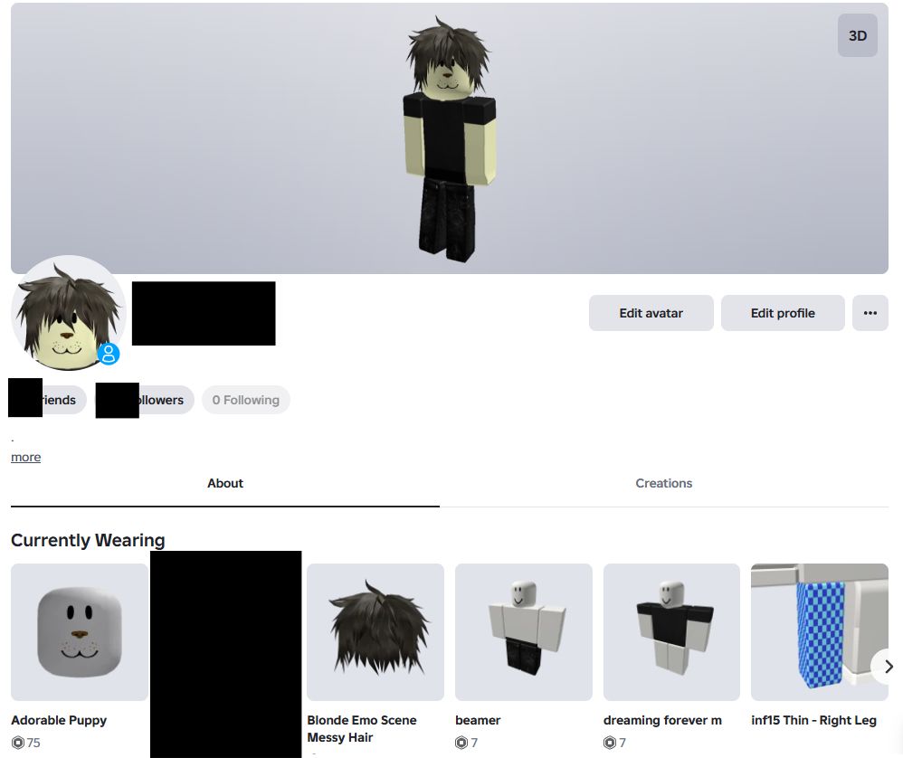 CONTA ROBLOX OG (VARIEDADES EM ESTILOS/SKINS)