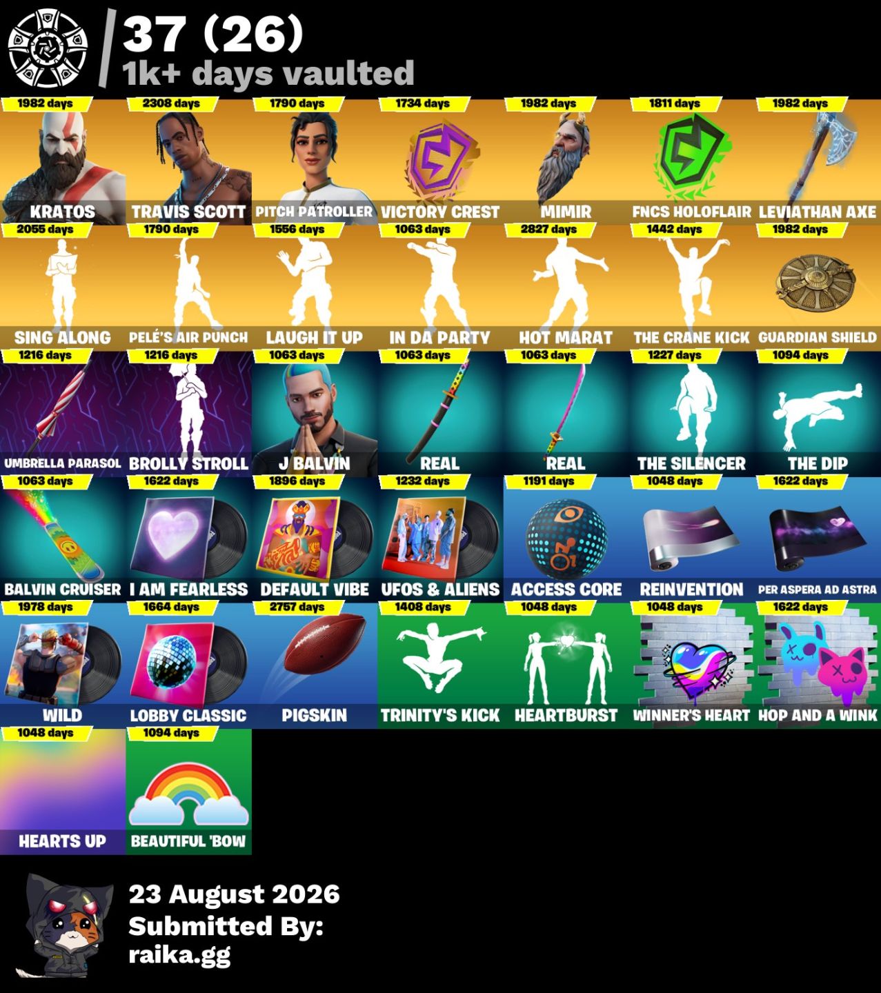 Conta Fortnite com skins raras (Ikonik, Glow, Travis Scott, Machado Leviathan)