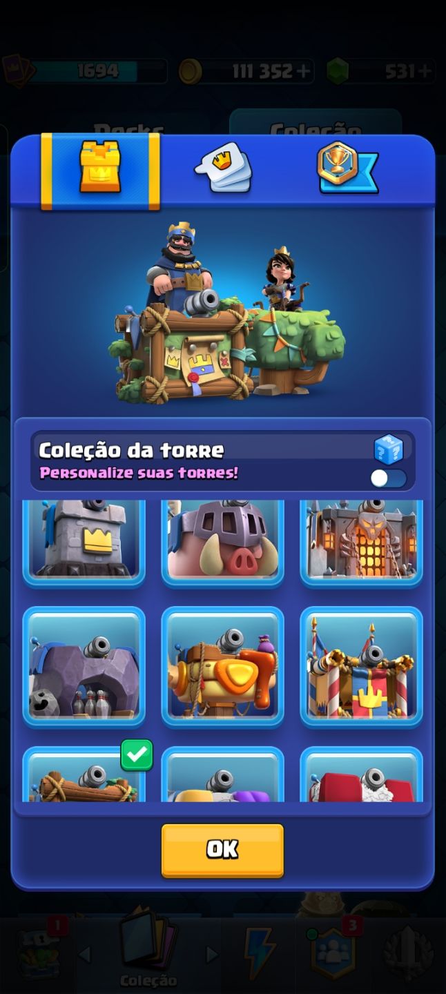 Conta de Clash Royale 14k troféus