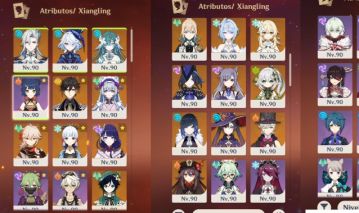 [24 T5 + 10 ARMAS T5] CONTAS GENSHIN IMPACT COM PERSONAGENS LENDÁRIO