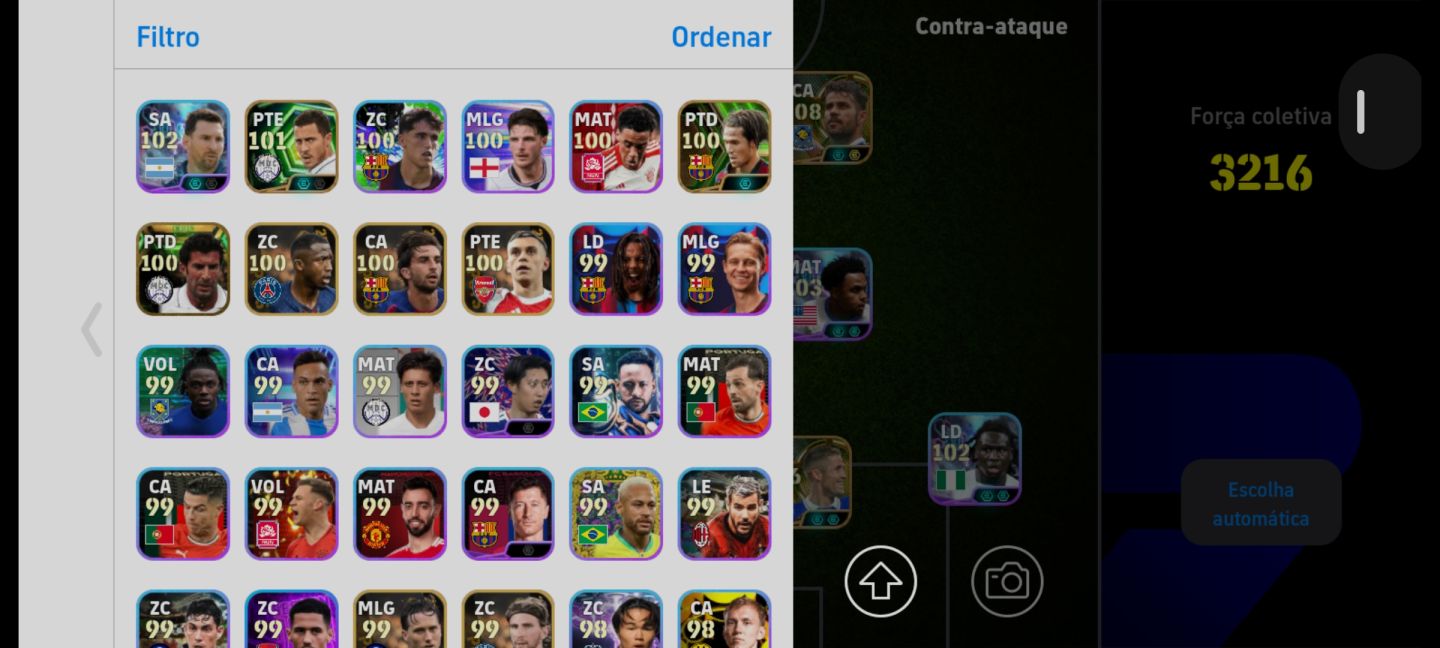 Conta de efootball com jogadores épicos de box paga