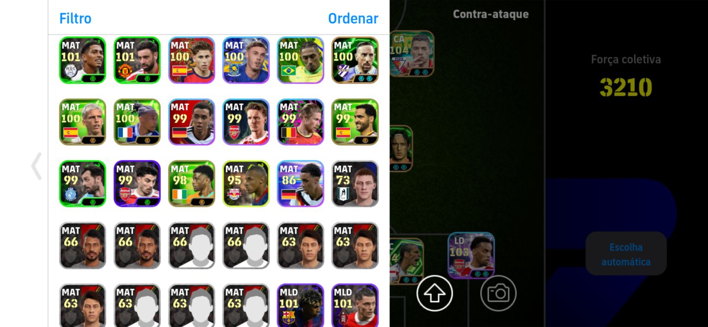 Conta efootball + 2220 de força completa