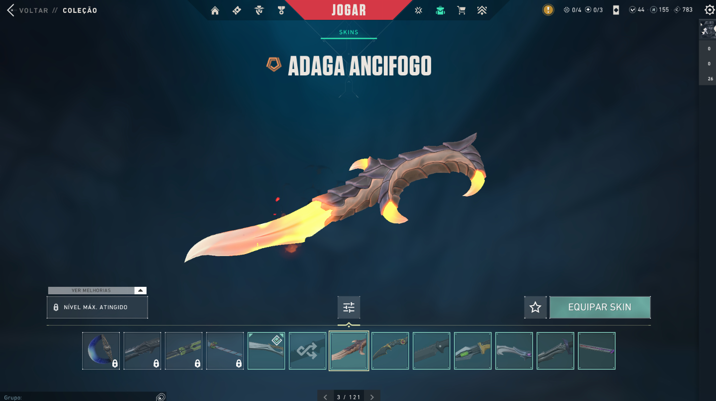 Valorant, Conta desde o Beta, recheada de skins, pacote ancifogo completo