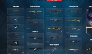 Conta de valorant 7.623,44 reais investidos várias skins