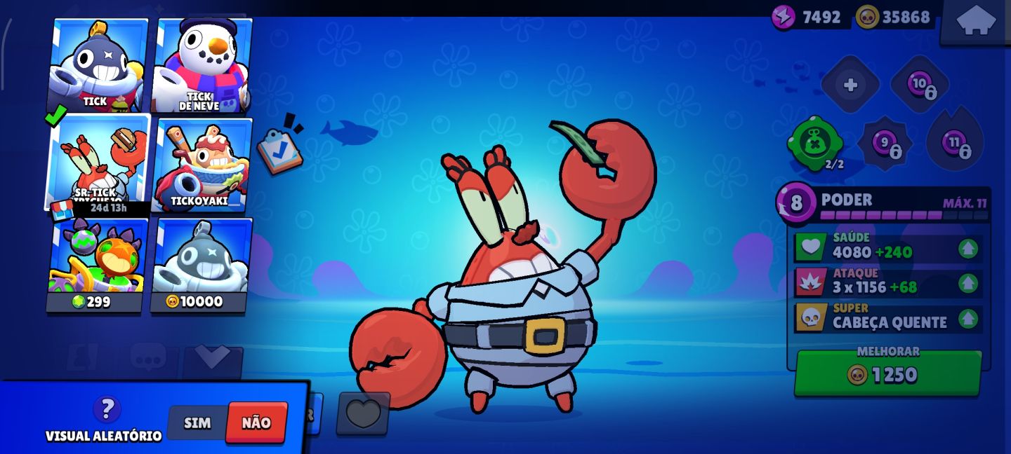 Conta Brawl Stars de 2019 | 107/108 Brawlers | Valor Negociável