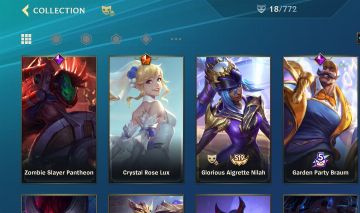 CONTA RIOT RECHEADA DE SKINS NO LOL E NO WILD RIFT