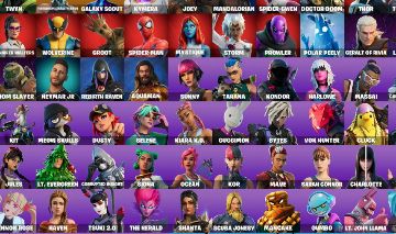 CONTA FORTNITE FULL ACESSO 95 SKINS ( SKINS NAS FOTOS )