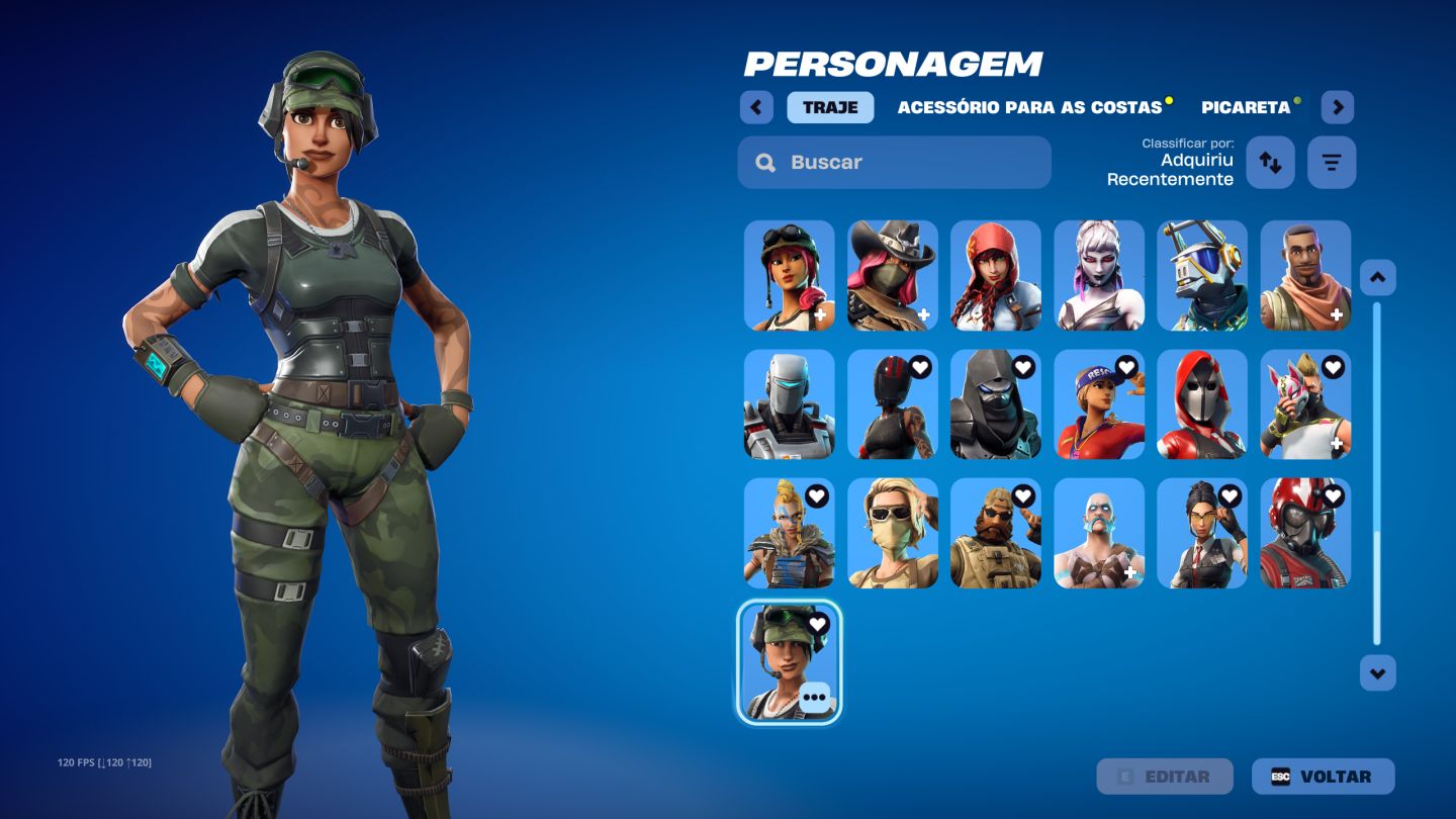 Conta Fortnite Rara 2017, Itens da Primeira Temporada, Único Dono.