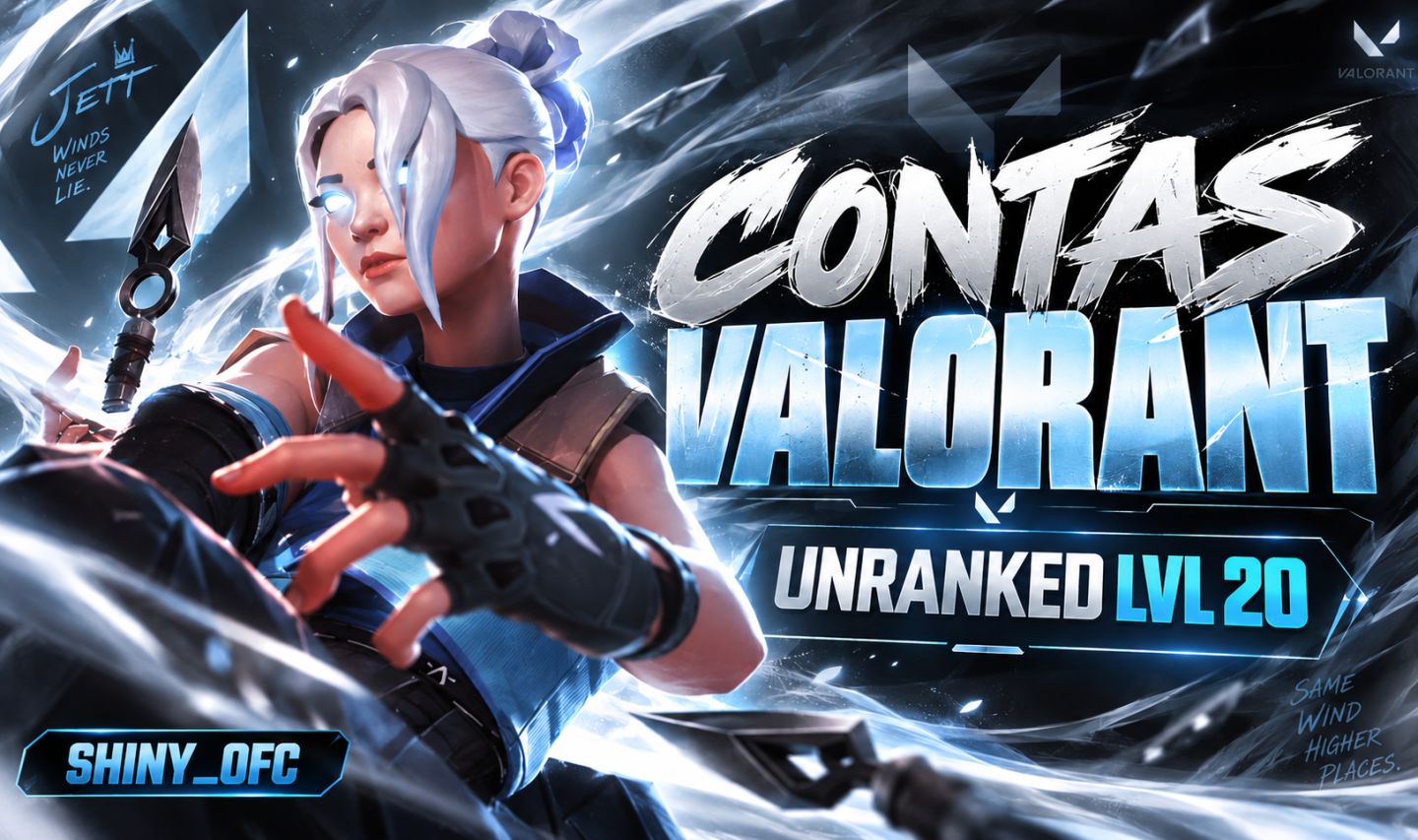 CONTA VALORANT LVL 20 / Competitivo Liberado / Full Acesso