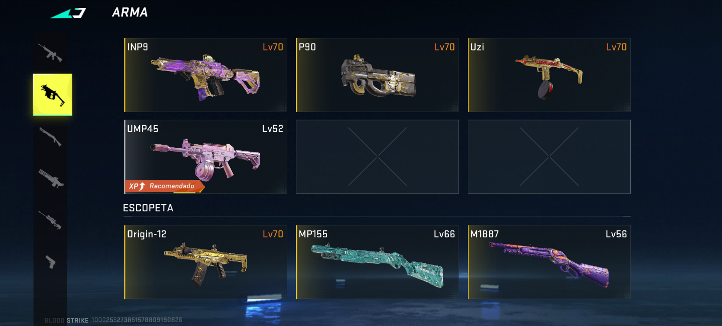 CONTA DE BLOOD STRIKE A VENDA SKIN E MAIS!!!