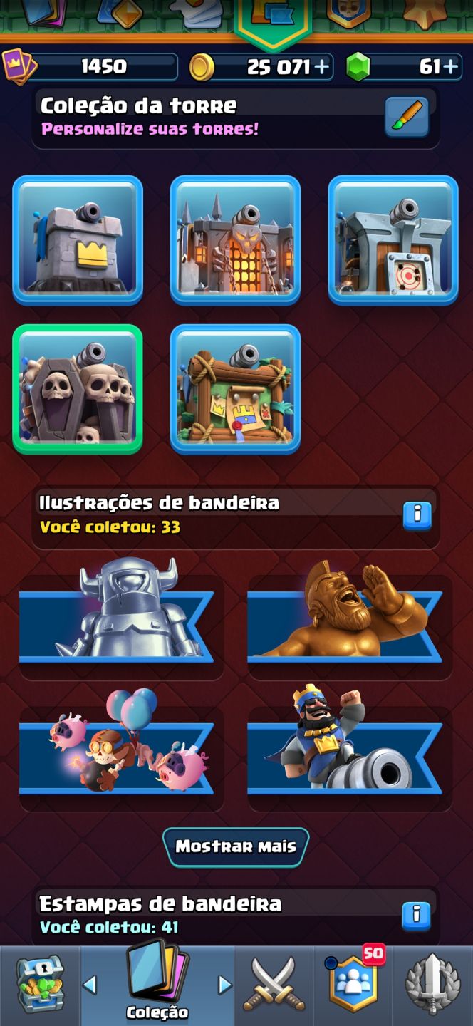 CONTA DE BS 2020! L2, 80K DE TROFÉUS + Clash AR20, 8y, + Clash Of Clans