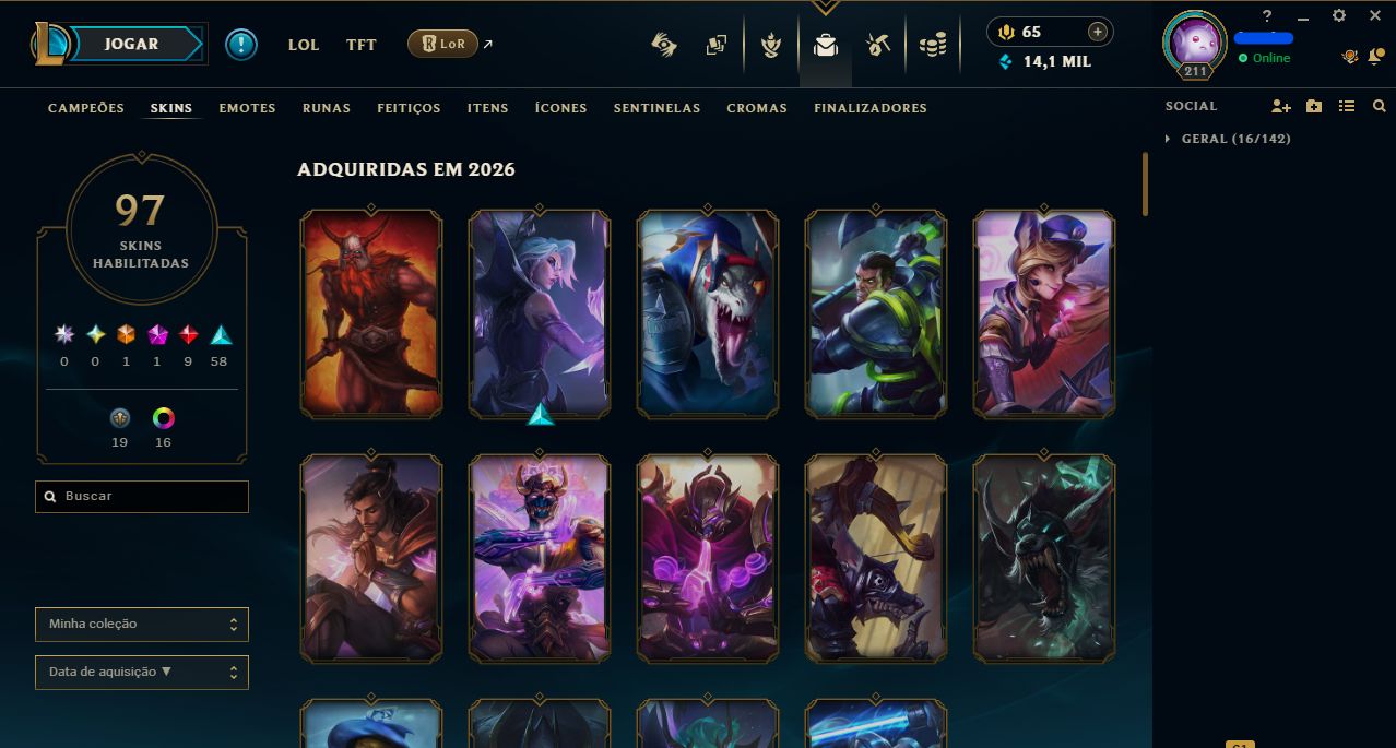 Conta Valorant | Skins Champions 2022 e 2023 (Edição Limitada) | Conta LOL