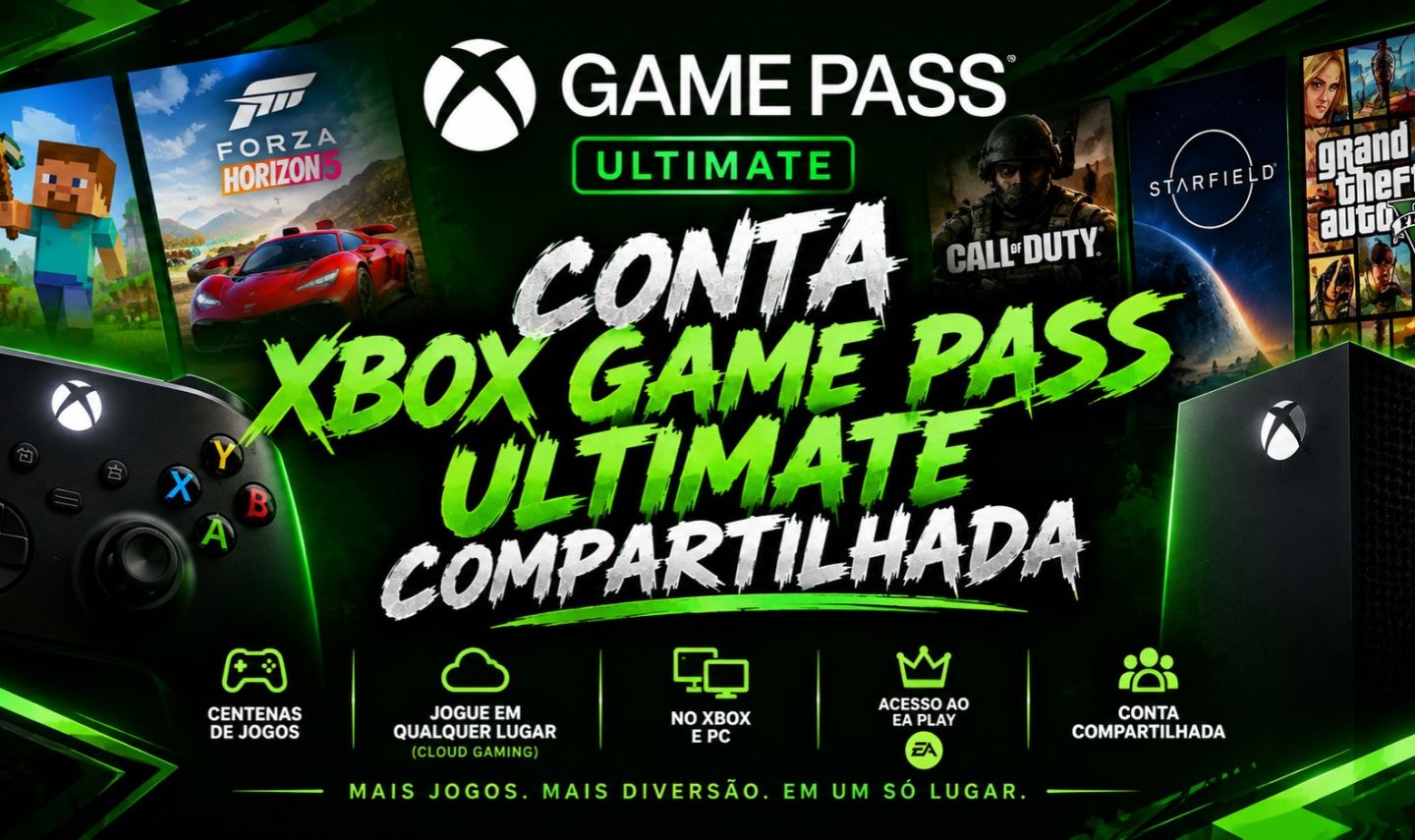CONTA XBOX COMPARTILHADA