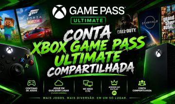 CONTA XBOX COMPARTILHADA