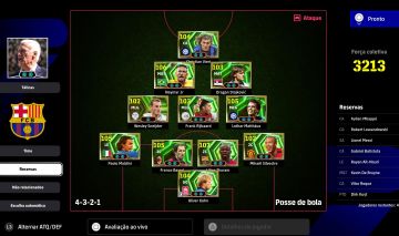 Conta efootball (PSN) com Neymar jr das olimpíadas e maldini thuram e compania