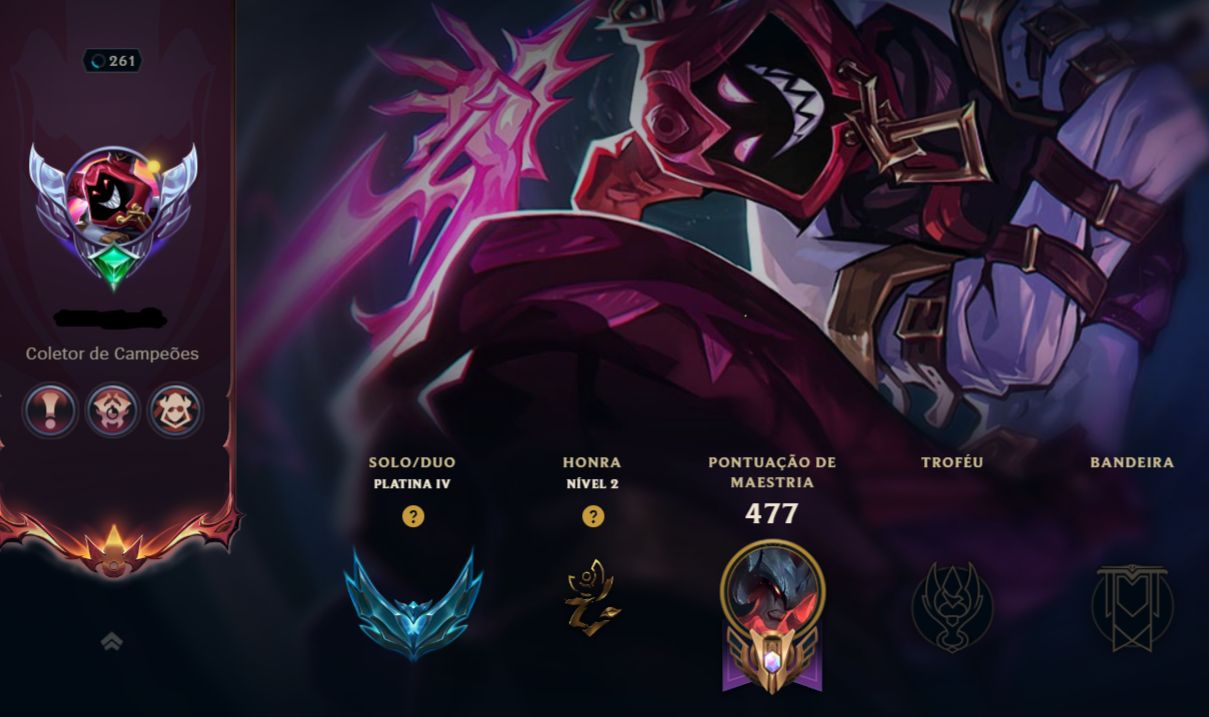 Conta platina 151 skins