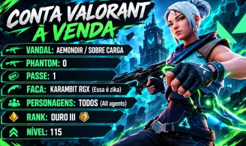 VENDE-SE CONTA COM AS MELHORES SKINS