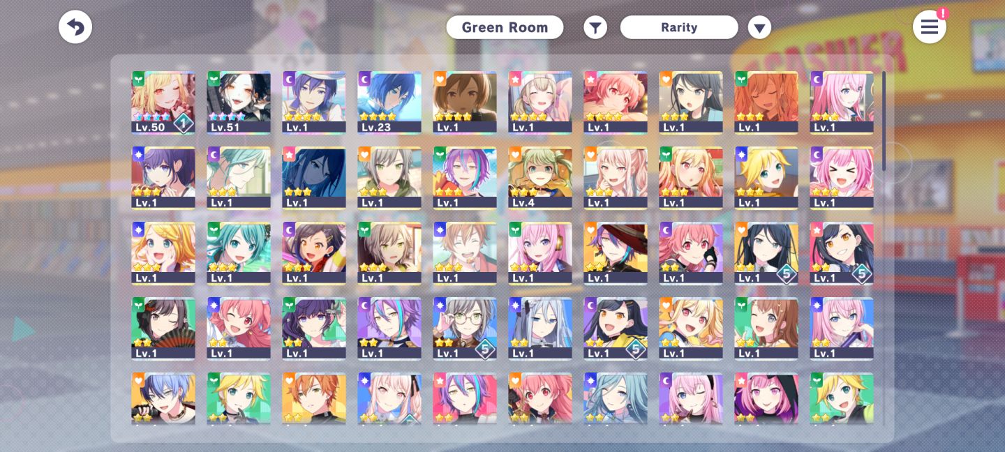 PJSK | Conta Iniciante | Saki 4 | 50+ Cards | Rank 6 | BARATA