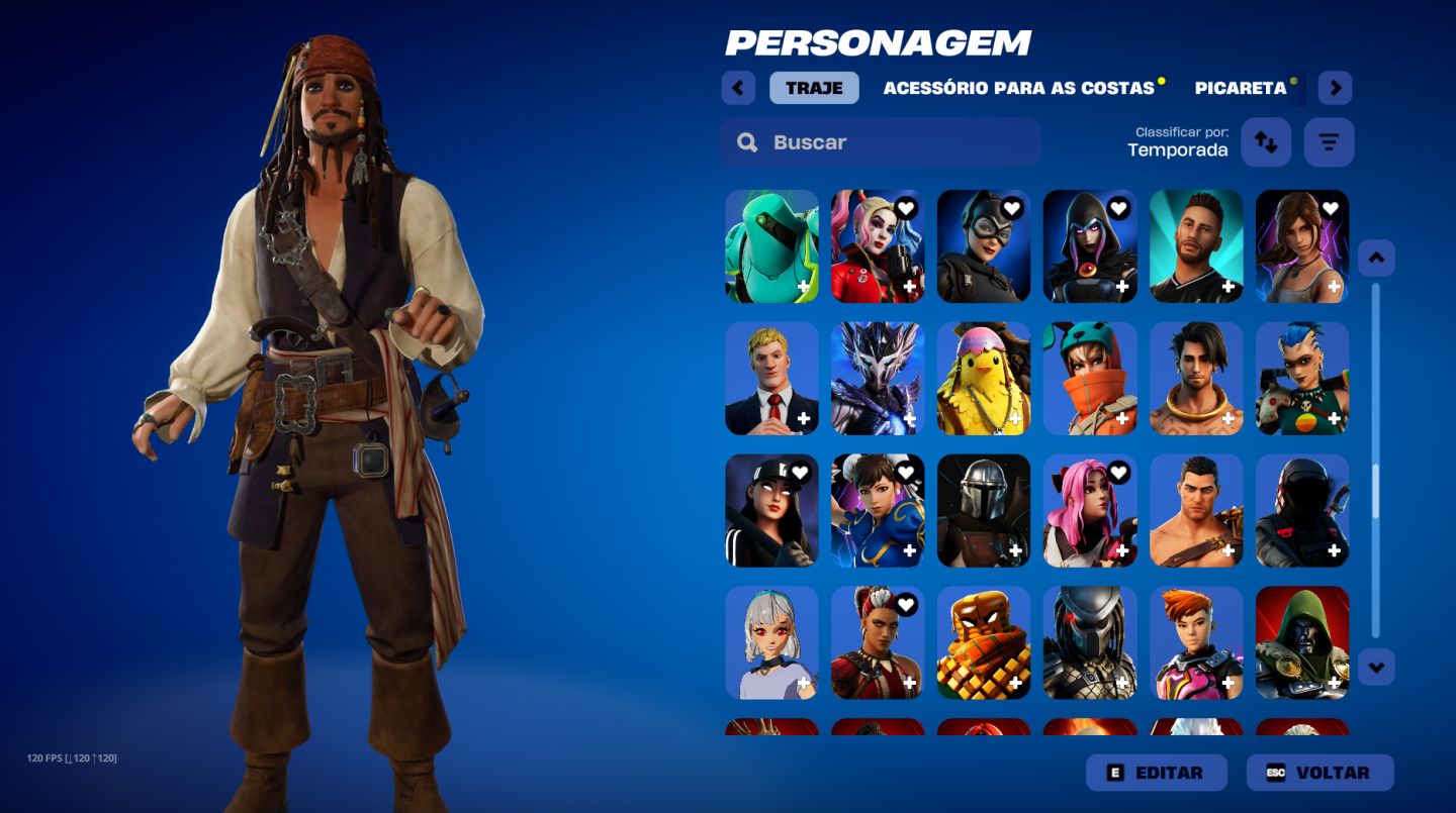 CONTA FORTNITE OG / STACKED 264 SKINS + STW FOUNDER