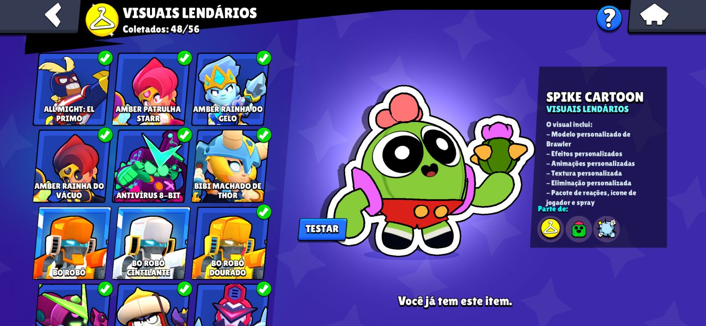 Conta full de brawl negociável