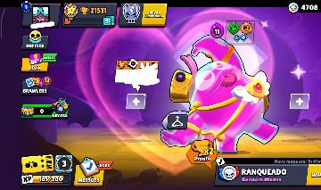 CONTA BRAWL 7 Lendários | 77 Brawlers | 71 SKINS |