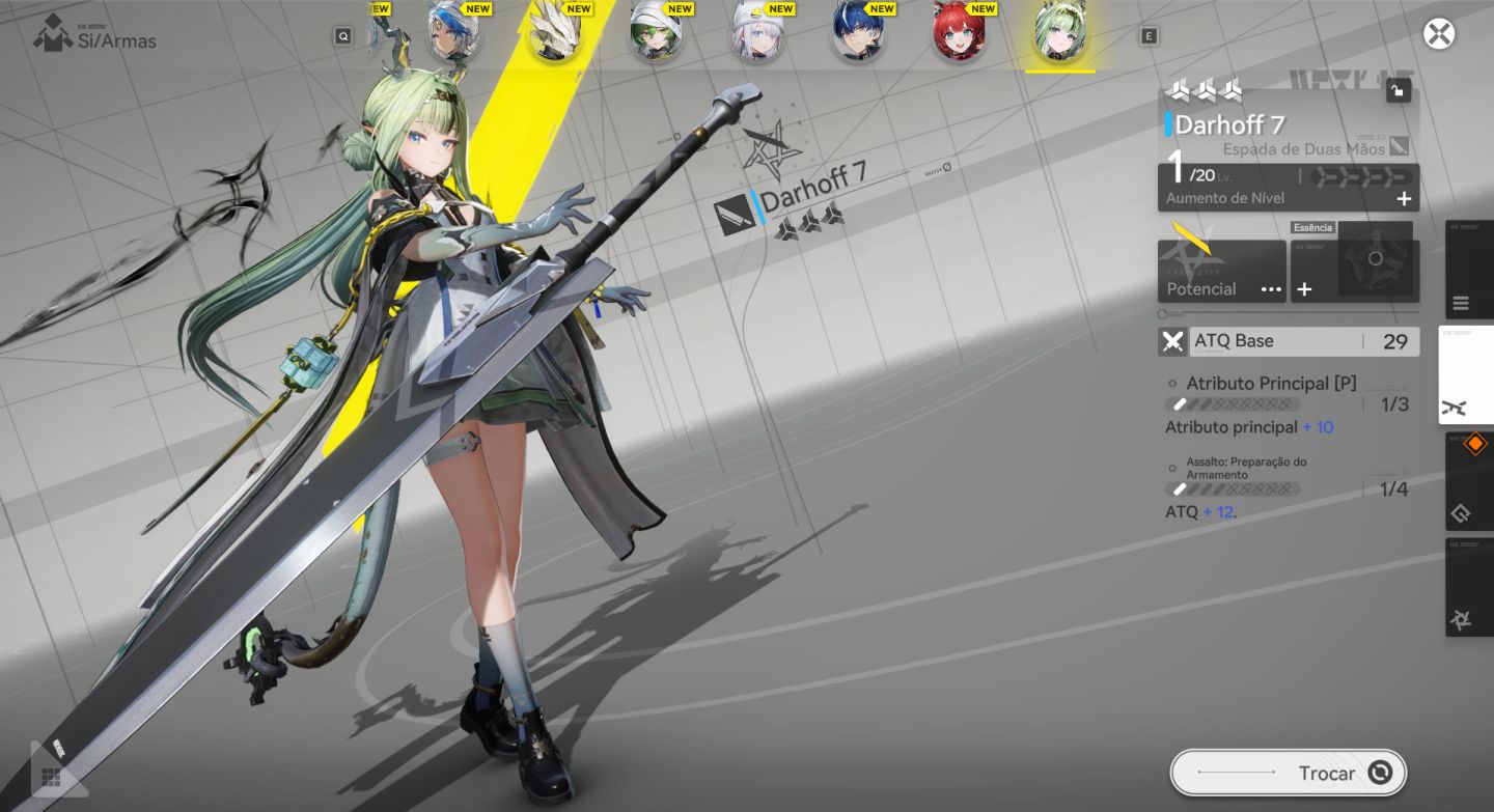 [Conta] Arknights: Endfield - Si + Arma Assinatura + 105.000 Ourubis