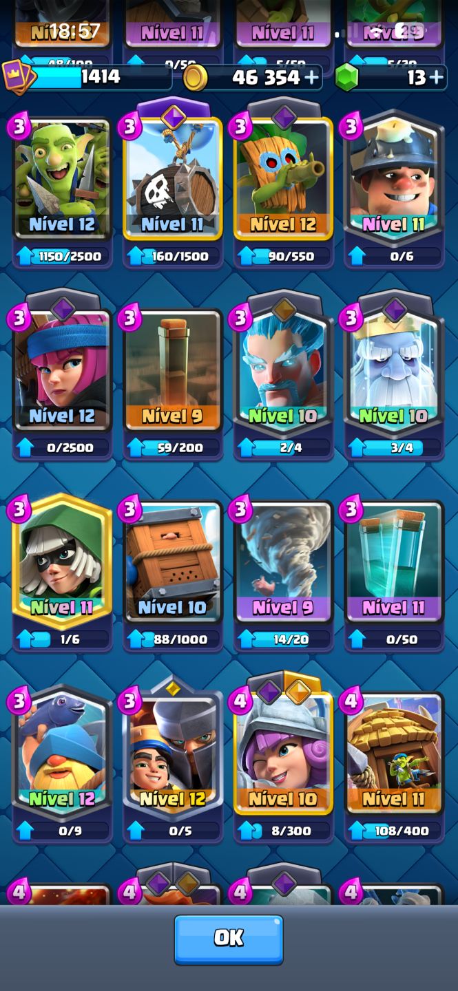 Conta iniciante Clash Royale.