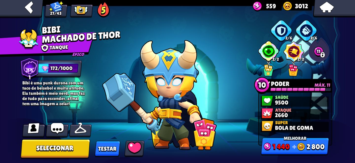 CONTA MUITO APELONA COM 90K DE TROFÉUS, 333 SKINS E MUITOS BRAWL UPADOS!
