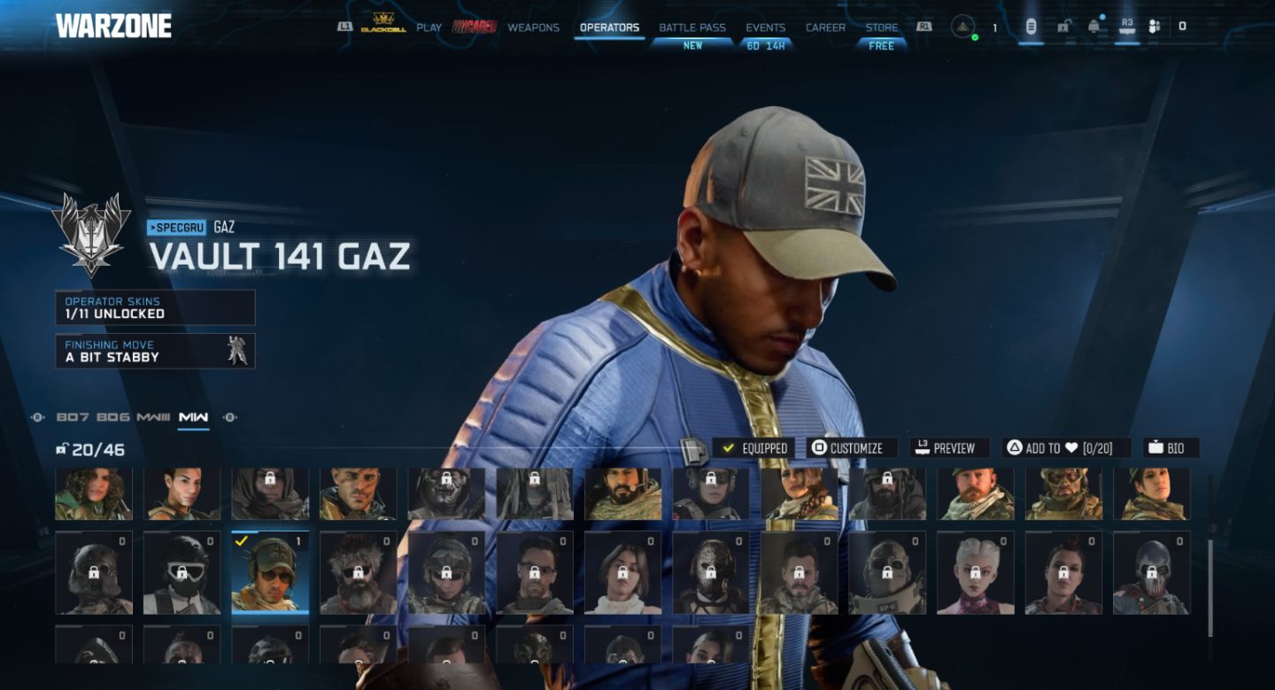 CONTA WARZONE RARA COM FALLOUT PACOTE COMPLETO