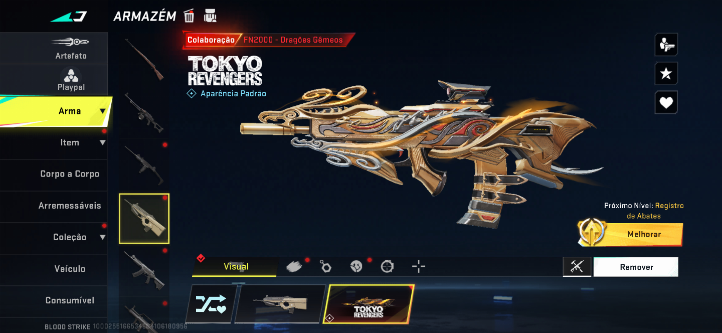CONTA BLOOD STRIKE SKIN IZANA(VOLT) EVO SPEAR GELIDA