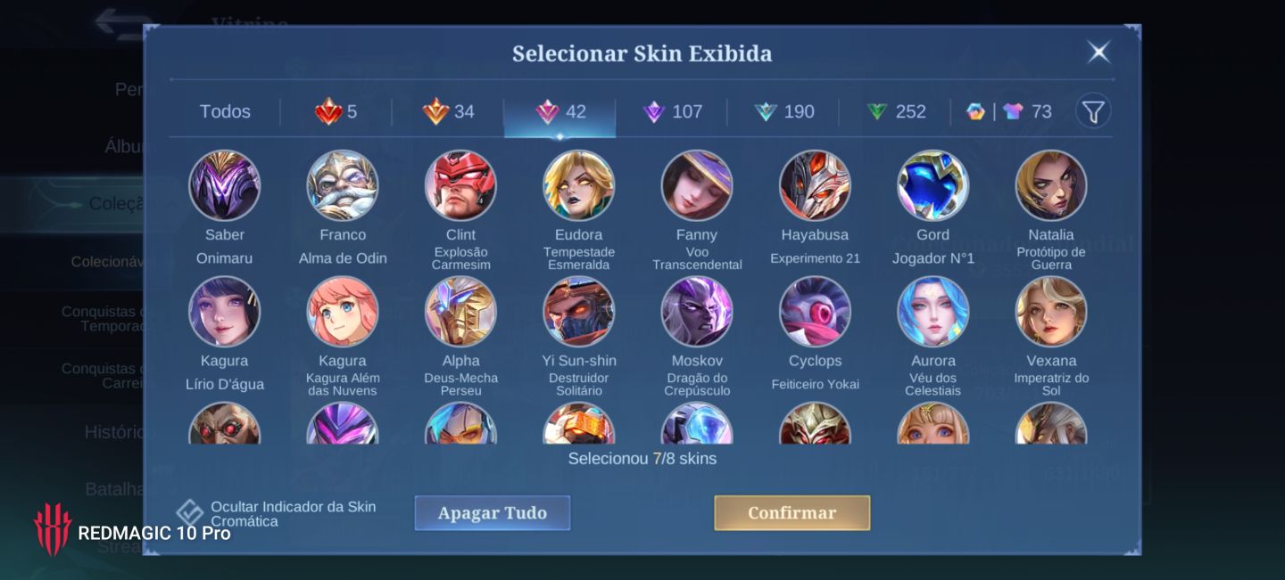 Conta Colecionador Mundial +700 skins