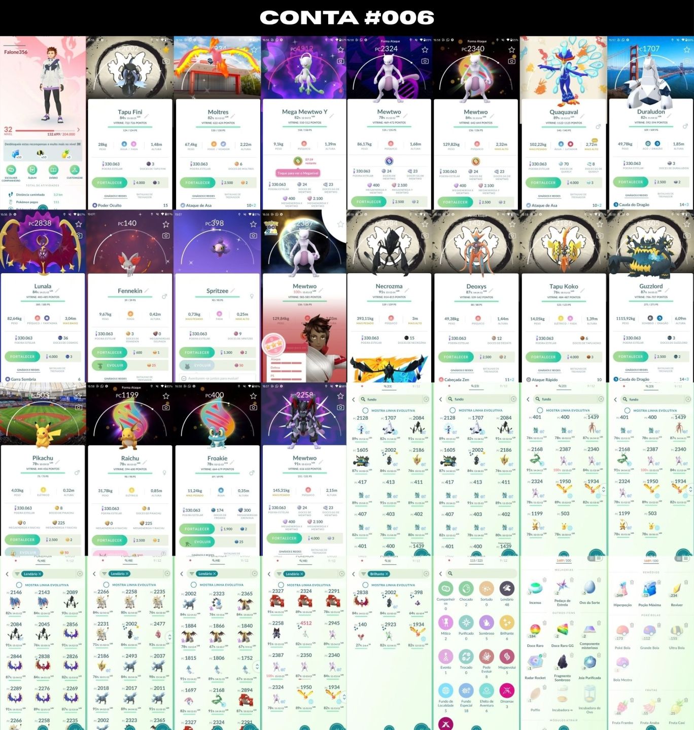 [PROMOÇÃO] CONTAS RARAS POKEMÓN GO LENDÁRIOS SHINYS, AVES DE GALAR, 100% E MAIS!