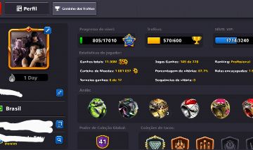 CONTA BRABA DE 8 BALL POOL