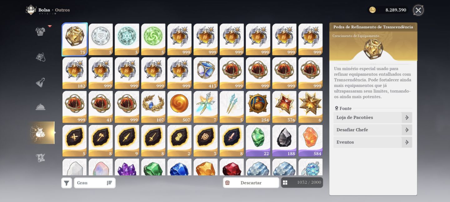Conta 7ds origin endgame!