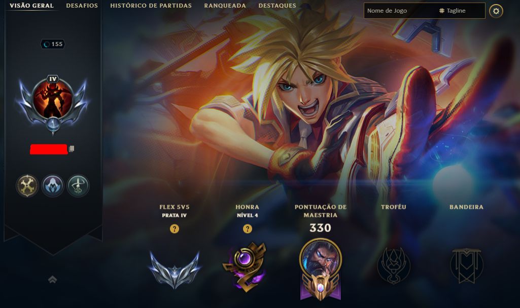 Conta LoL 51 Skins, Prata. Ultimate e Lendárias