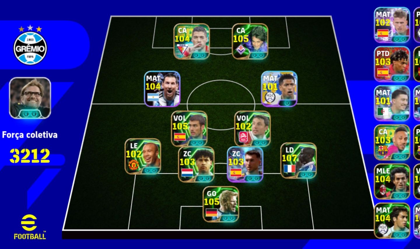 Conta de efootball antiga 3212 de força