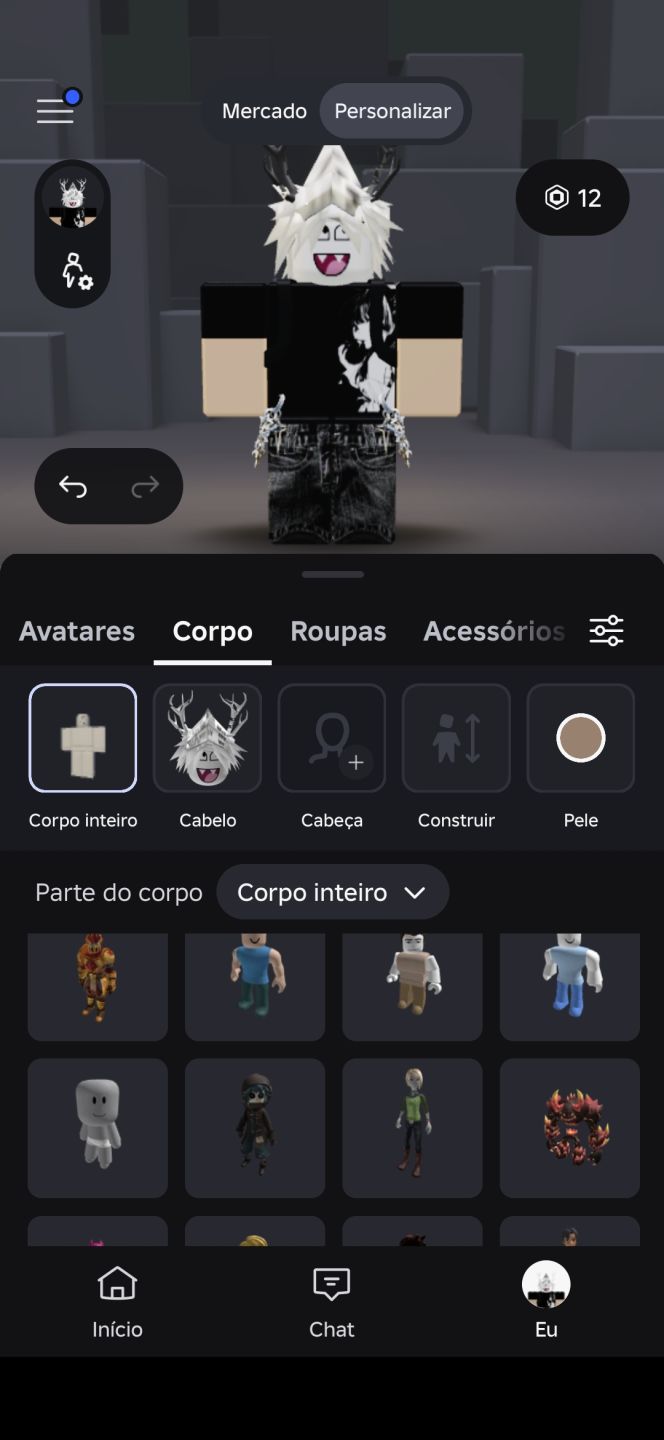 Conta muito boa com skin braba de blox fruit e outros jogos.valor a negociar .