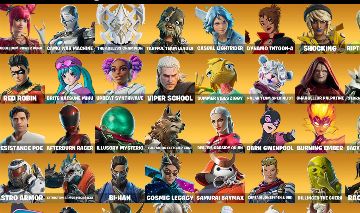 Conta de fortnite 135 Skin(Chun li e cammy) passe do C3T4 e C4T1
