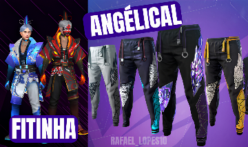 {MENOR PREÇO!} CONTAS FREE FIRE COM CALÇA ANGELICAL, COELHÃO, SUKUNA +1000 DIMAS